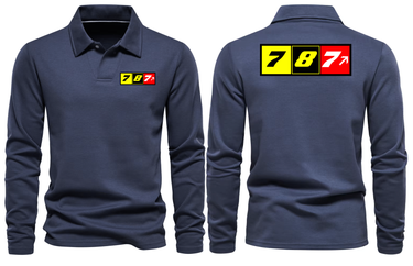BOEING 787 LONG SLEEVE POLO